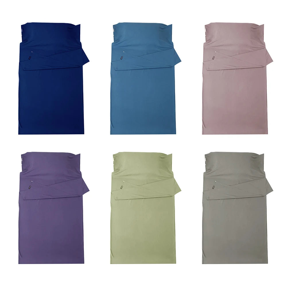 Lightweight Sleeping Bag Liner Sleeping Sack Outdoor Camping Hotel Travel Sheet