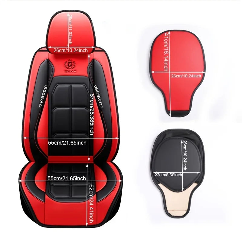 New upgraded car seat cushion, new fully enclosed car seat cover, all season universal small car seat cover, leather seat cover