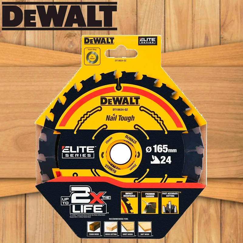 DEWALT Wood Circular Saw Blade Series Hard Alloy 165/184MM 24/40T DT10397 DT10624 DT10640 DT90257 DT90259 Tool Attachments