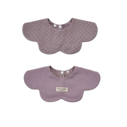 Easy To Wear Cartoon Baby Feeding Bib Two-sided Usable Cotton Baby Drool Bib Absorbent Washable Cute Saliva Towel Newborn Care