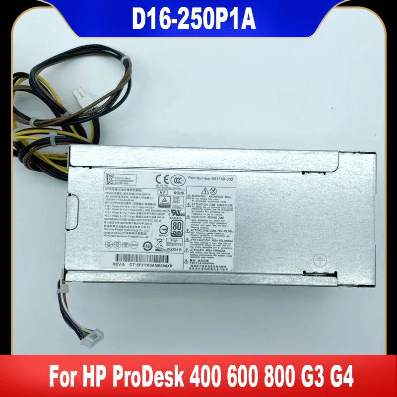 D16-250P1A New For HP ProDesk 400 600 800 G3 G4 Power Supply 250W PCH022 L08417-002 901761-002 High Quality