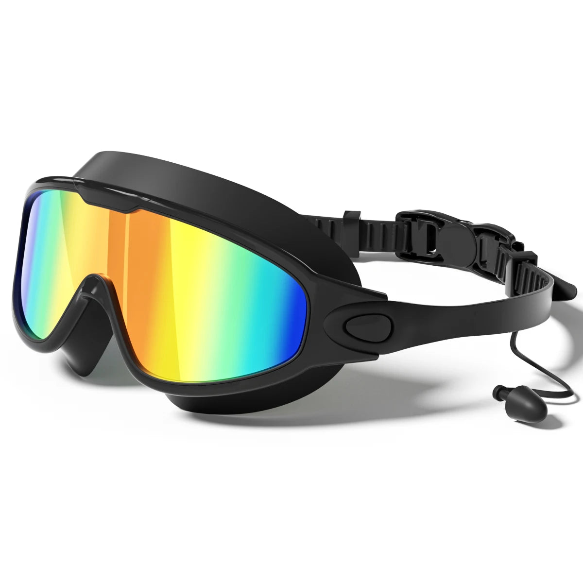 Adult Swimming Goggles Wide View Anti-Fog UV Protection Leak-Proof Swim Glasses Unisex for Men Women