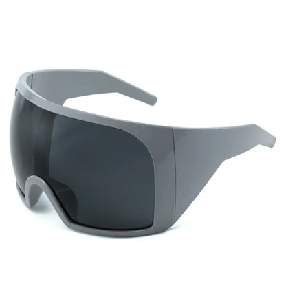 Oversized Sunglasses Men Wrap Anti Wind Personal Large Shades Futuristic Fashion Future Shield Uv400 Cycling Motorcycle