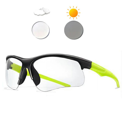 New Photochromic Cycling Sunglasses Men Women Outdoor Mtb Bicycle Sun Glasses Running Eyewear Sports Bike Windproof Goggles
