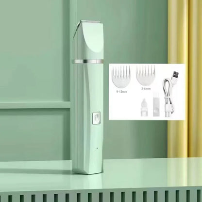 Pet Grooming Clippers for Dogs Cats Quiet Electric Trimmer Rechargeable Battery Safe Stainless Steel Blade Home Pet Hair Shaver