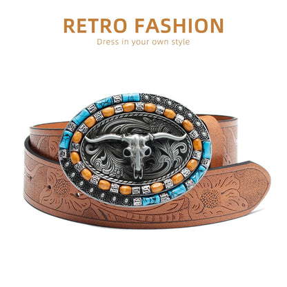 Men's belts, with a Western cowboy style, are a common item for grasslands and parties, and also make great holiday gifts.