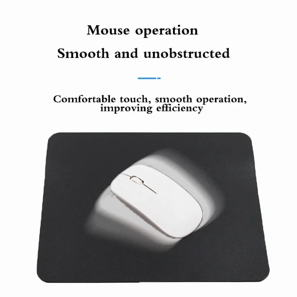 Premium PU Mouse Pad Waterproof Non-Slip Gaming Desktop Leather Mouse Pad Anti-Scratch Easy To Clean Mat For PC Laptop Desktop