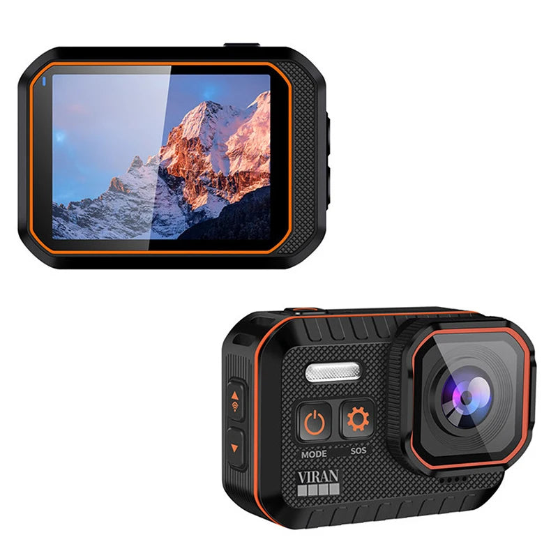 4K Dive Action Camera 4K HD With Remote Control Waterproof Sport Screen Drive Recorder 4K Sports Helmet Action Cam