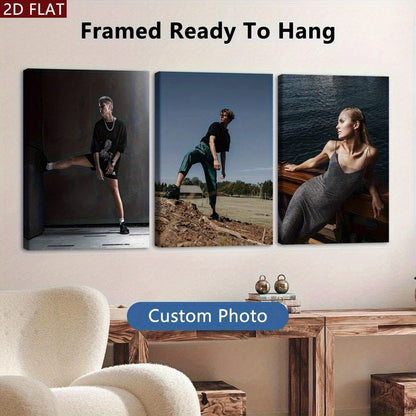 Custom Canvas Wall Art — Elegant Living Room Portraits | A Unique, Exclusive Gift for Couples | Durable & Long-Lasting — Modern