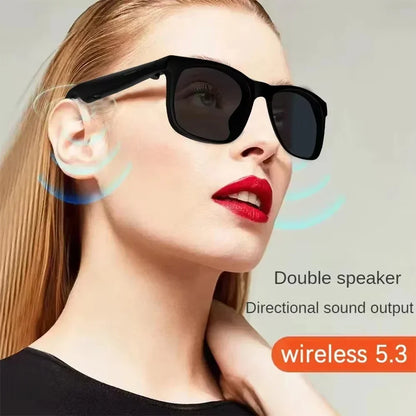 Lenovo 2026 New AI Remote Control Touch Smart Glasses 8K HD Camera Translator Voice Assistant Music Player Bluetooth Sunglasses