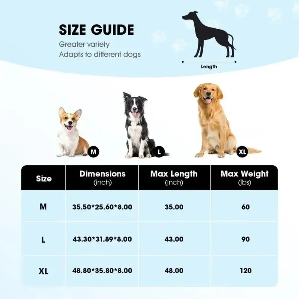 Elevated Dog Bed for Large Dogs Cooling Pet Cot Breathable Mesh Durable Frame Easy Clean Raised Pet Bed Indoor Outdoor Home