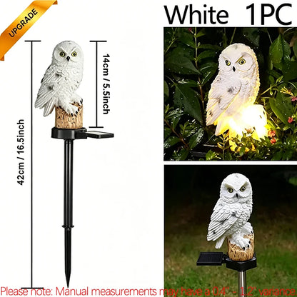 Solar Lamp Owl Animal Solar Garden Lights Solar Powered Solar Led Light Outdoor Garden Decoration Lamp Waterproof Solar Lights
