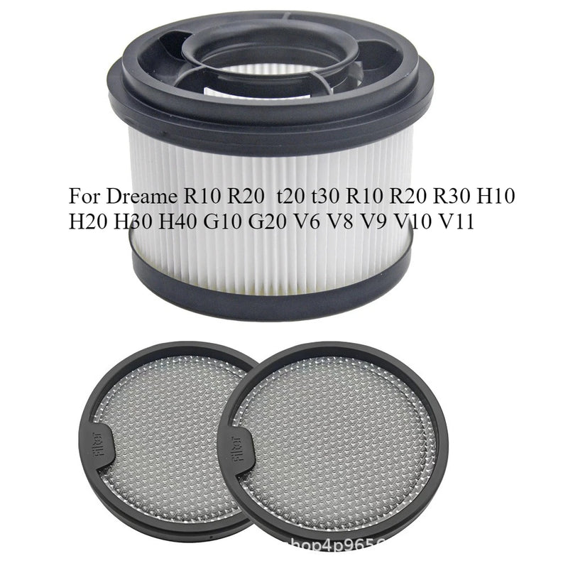 For Dreame filter element R10 R20 T20 T30 R10 R20 R30 H10 H20 H30 H40 G10 G20 V6 V8 V9 V10 V11 filter screen filter cotton HEPA