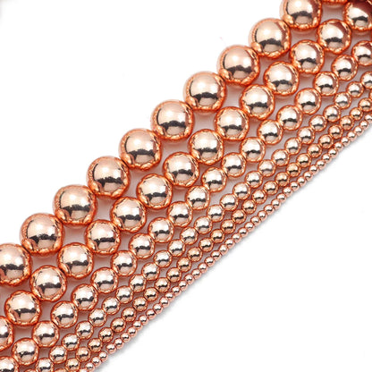 BTFBES 2-10mm Silver Color Round Beads Natural Stone Hematite Gem Non-magnetic Loose Ball For Jewelry Bracelet Necklace DIY 15''