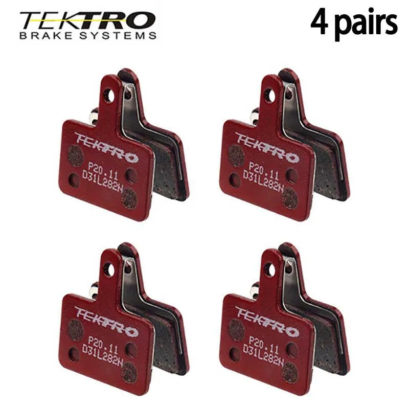 TEKTRO P20.11 Semi-Metallic Brake Pads for Mountain Bike Disc Brake Systems - High Friction, Durable & Quiet Performance