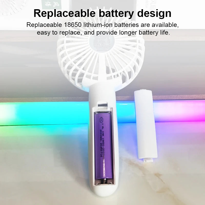 portable fan usb-c portable fan rechargeable Drone motor mini fan portable fan for travel Mobile phone holder desktop fan