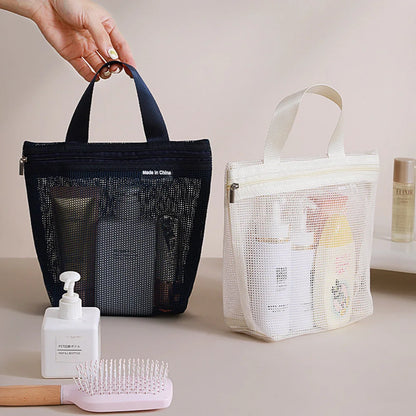 Shower Caddy Portable, Mesh Shower Caddy Tote Bag Quick Dry Hanging Toiletry and Bath Organizer for Dorm, Gym, Beach, Travel