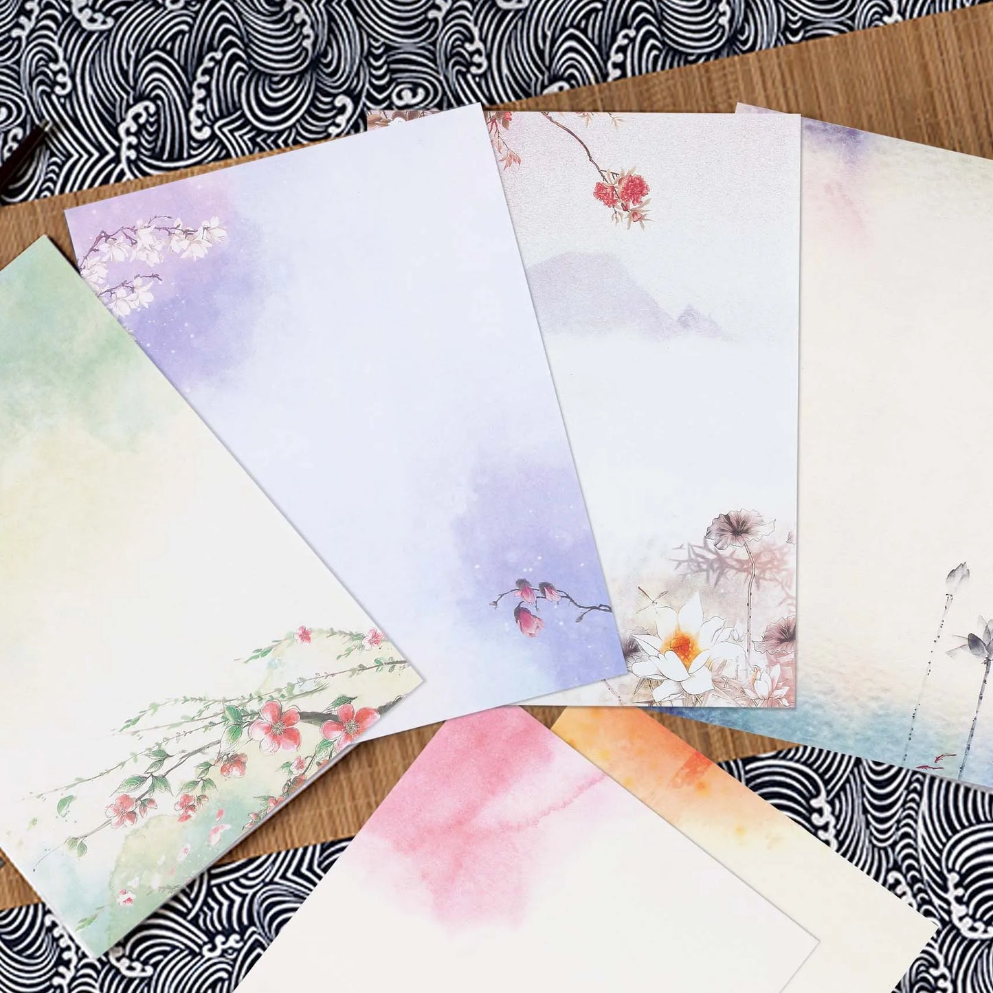 Stationary 48PCS Writing Stationery Paper , Letter Writing Paper Letter Sets