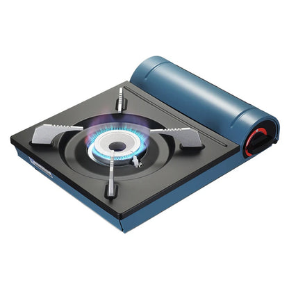 Outdoor Travel Portable Black Gas Stove Hot Pot Restaurant Restaurant Commercial Single Gas Stove RV Gas Stove