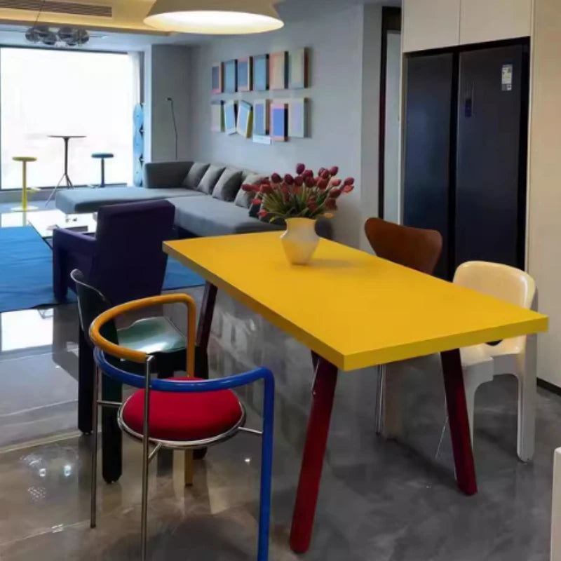 Organiser Legs Dining Table Modern Rectangle Waterproof Living Dining Table Vase Minimalist Muebles Para El Hogar Furniture