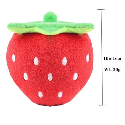 Dog Squeaky Toys Plush Animal Fruit Food Toy Durable Chew Interactive Toys Small Medium Dogs Cats Puppy Pet Supplies