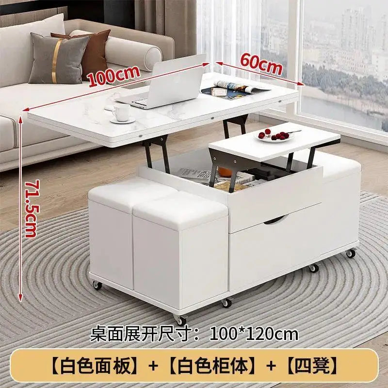 Design Black Dining Table Multifunction Storage Legs Luxury Dining Table Living Room Vase Mesa Plegable Portatil Furnitures
