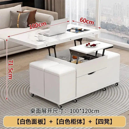 Design Black Dining Table Multifunction Storage Legs Luxury Dining Table Living Room Vase Mesa Plegable Portatil Furnitures