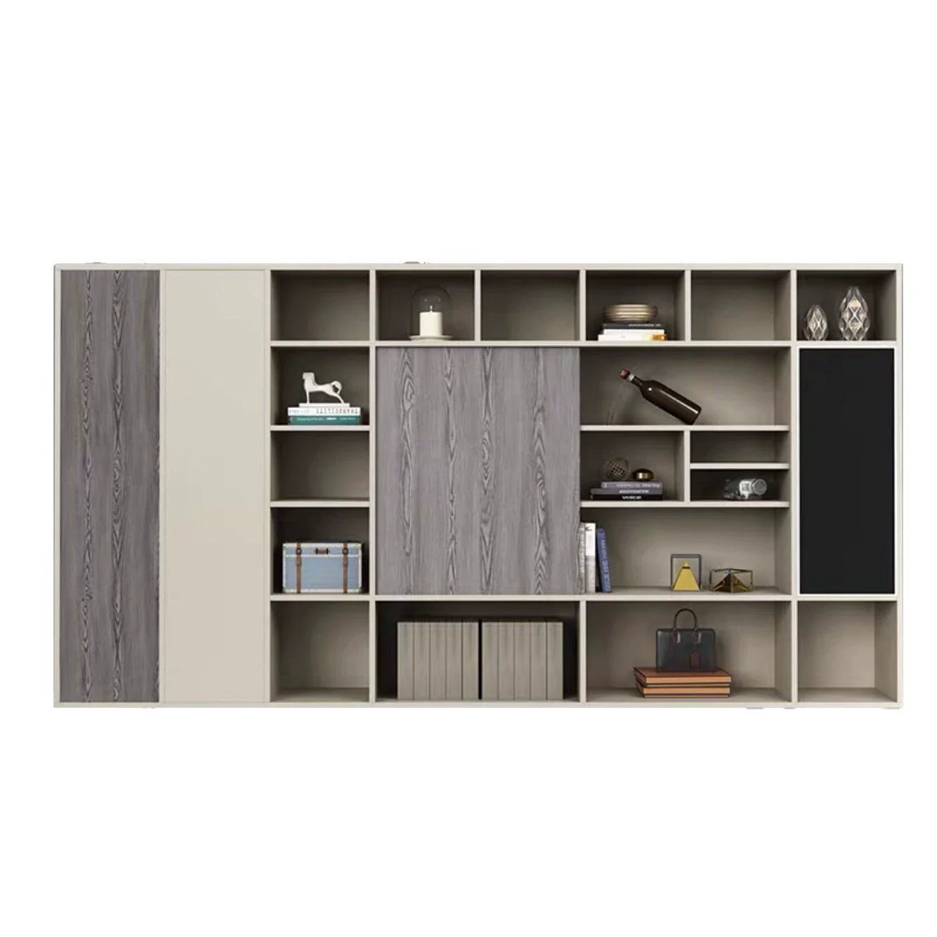 High Office Filing Cabinet With Open Shelves Office Display Cabinet Bookshelf Wood File Storage Cabinet Office Equipment