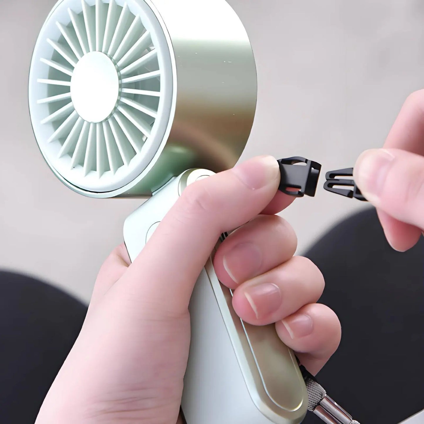 Portable Handheld Fan Lightweight USB Rechargeable Fan for Travel, Outdoor