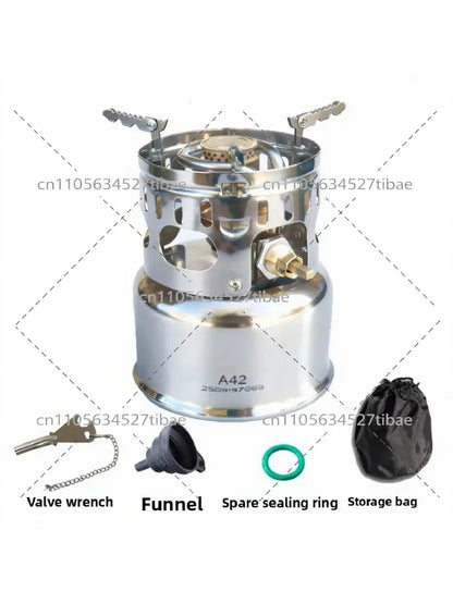 Alcohol Stove for Outdoor Camping, Tea Brewing & Picnic, Portable Vaporizer Stove, Integrated Design
