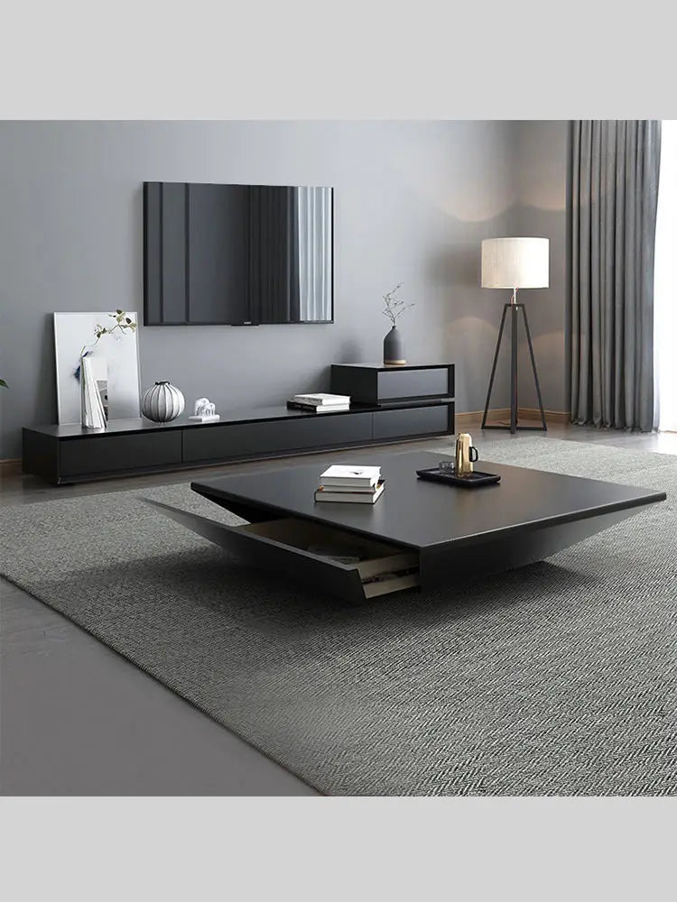Modern coffee table large furniture, well-designed storage