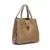 CH Women Tote Bag High Quality Pu Leather Top Handle Handbag With Lock Decoration Crossbody Shoulder Bag For Work Daily