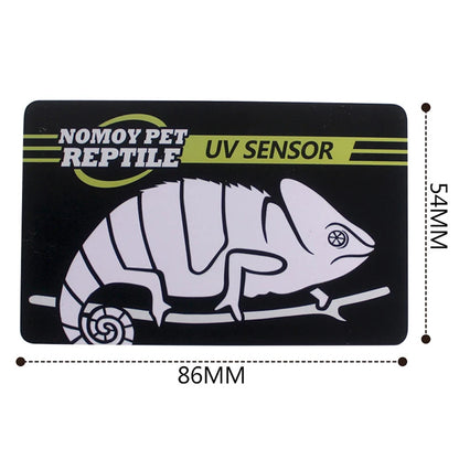 UV testing paper tester, pet supplies, turtle UV testing tool, reptile UVB light bulb testing card