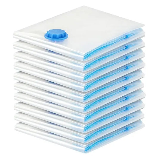 Hot Trend-Vacuum Bags For Clothes - Pack Of 10 40 X 30 Cm Reusable Storage Bags Vacuum Bags With Seal And Space Saving Travel Ba