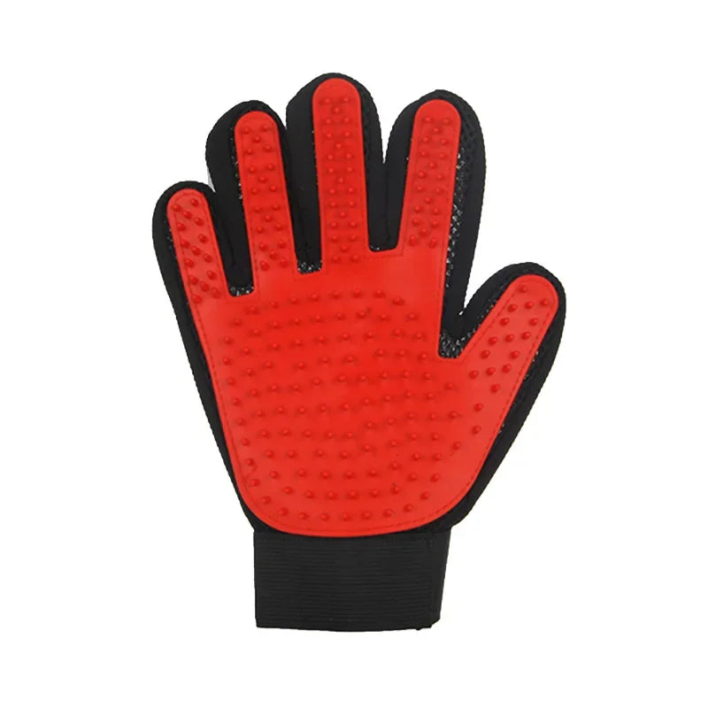 Pet Glove Cat Grooming Glove Cat Hair Deshedding Brush Gloves Dog Comb for Cats Bath Hair Remover Clean Massage Brush For Animal