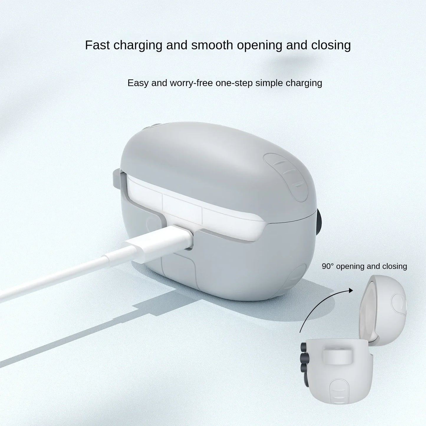 Protective Case for Sony WF-1000XM5 Earphone, Anti Drop Silicone Soft Earphone Cover for Sony WF-1000XM5 Headphone