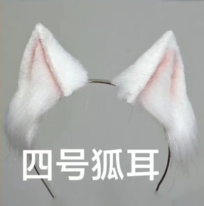 BJD doll headgear for 1/3 1/4 1/6 size cute doll fox ear headgear simulation headgear BJD doll accessories
