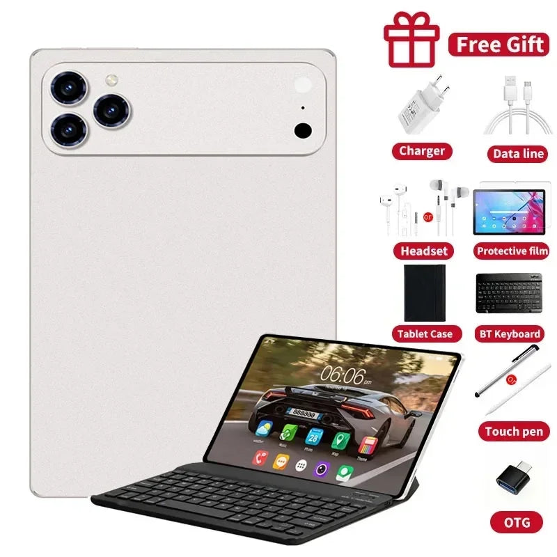 2026 Pad 17 Pro Max Tablet PC 11 Inch 24GB 2T Android16 Snapdrago 8gen3 5G Dual SIM Call WIFI 20000mAh Tablet Face Recognition