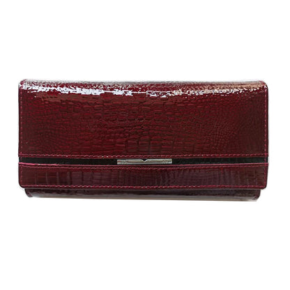 Genuine Leather Wallet Women Alligator Ladies Leather Wallet Famous Brand Real Cowhide Women Purses Long Female Clutch Bag