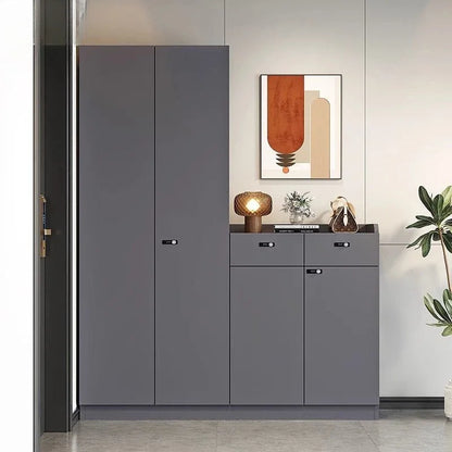 Shoe Storage Cabinet Wood Entryway Storage Store Organizer Display Rack Shelves Retail Display Rack Shelves for Retail Store