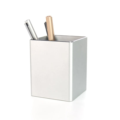 Metal Pen Pencil Holder Desk/Aluminum Supplies Organizer and Cup Storage Stationary Sturdy
