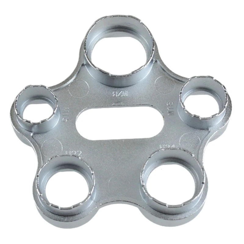 6in1 Wrench Faucet Aerator Disassembly Wrench Water Flows Adjusting Faucet Bubbler Wrench Plumber Wrench
