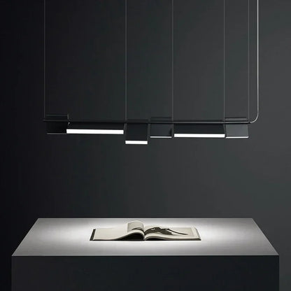 Modern Rotatable Led Chandelier Lighting Living Dining Room Pendant Lamp Home Decor Bar Office Reception Hanging Light Luminaire