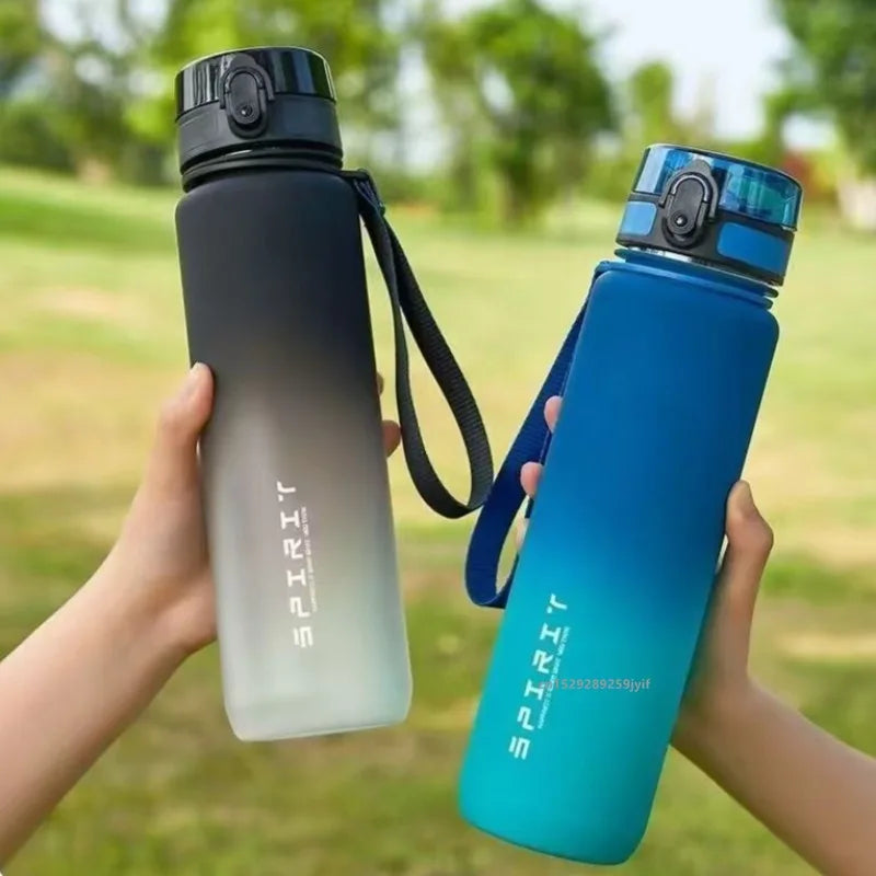 Gradient Water Bottle - 1000ml/500ml/650ml/750ml Capacity Outdoor Camping Drinking Travel Portable Gym Fitness Jugs