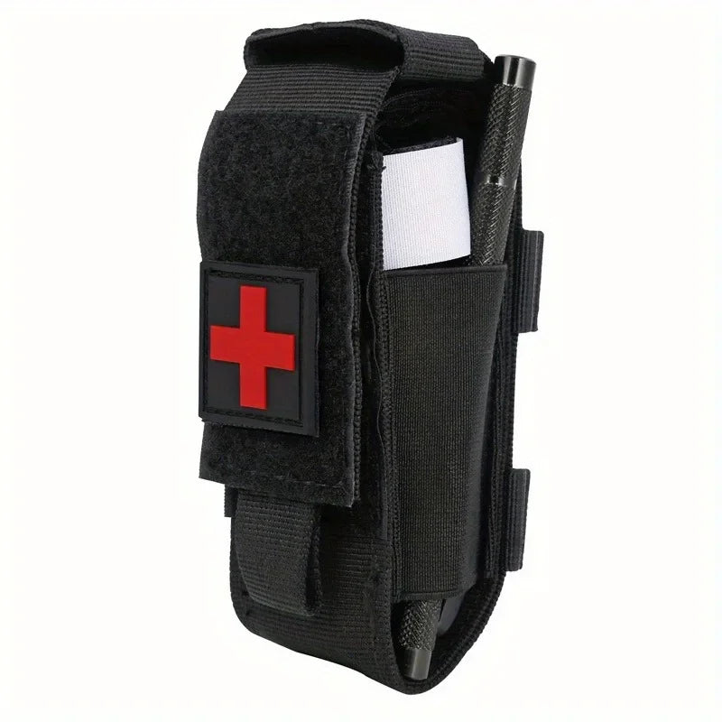 First Aid Kit Survival Kit Aluminum Rod Tourniquet Gauze Scissors Accessories Tool Outdoor Adventure Supplies Self Defense