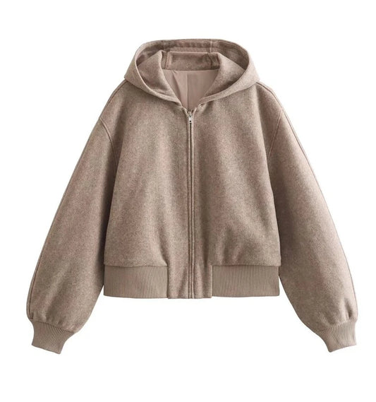 Winter Women's Versatile Slim Fit Soft ort Pilot Jaet Coat 048 73 Casual Sli Outerwear for Ladies