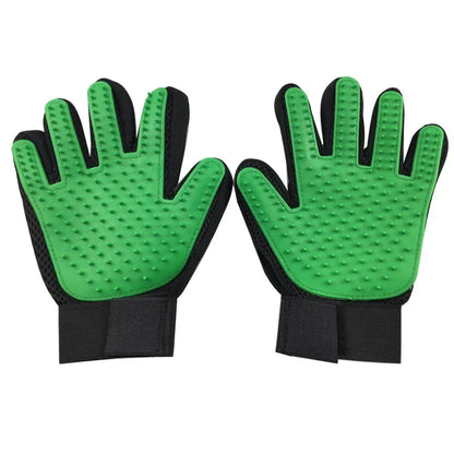 Pet Grooming Glove Hair Removal Brush Cat Dog Fur Hair Deshedding Gentle Efficient Dog Combs Pet Bathing Massage Products