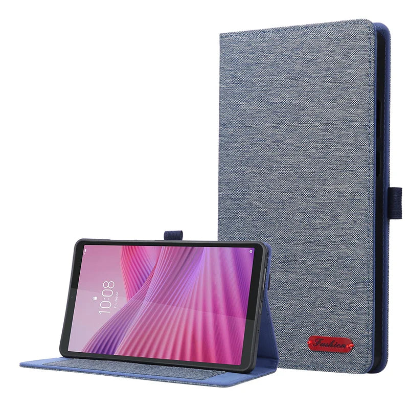 Funda For Lenovo Tab One 8.7 Case Soft Fabric Flip Stand Tablet Shell For Lenovo Tab One / Lenovo Tab K9 Case tb305fu tb305xu