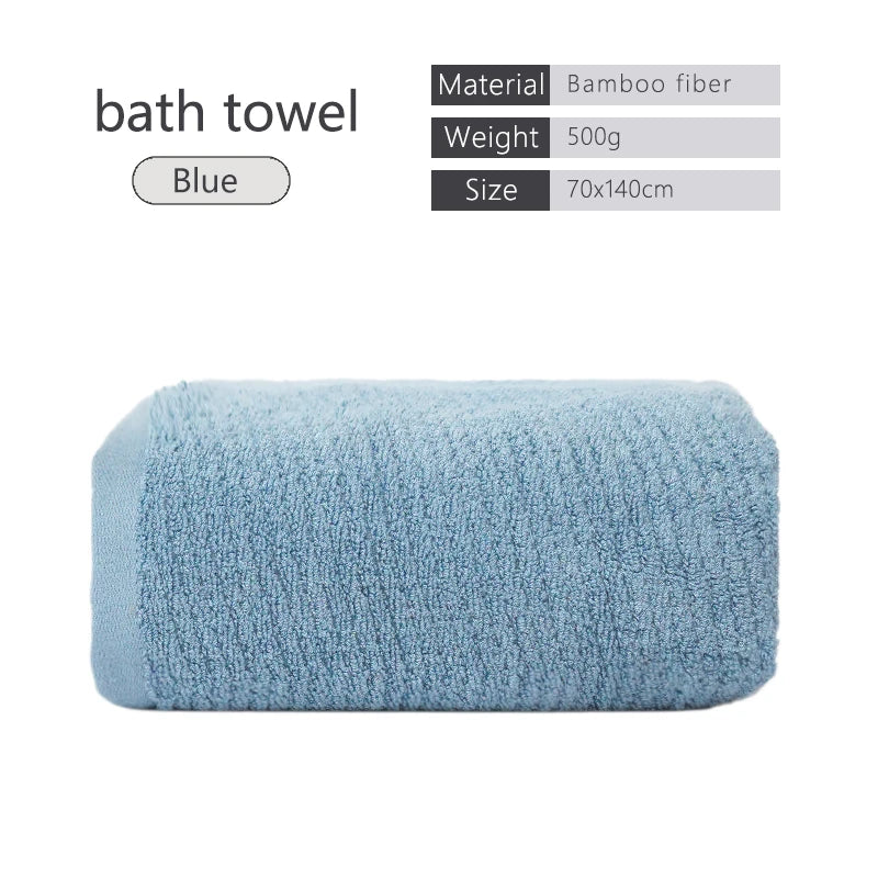 Bamboo Fiber Towels Sets Home Bath Towels for Adults Face Towel Thick Absorbent Luxury Bathroom Towels Hand Towels Quick Drying
