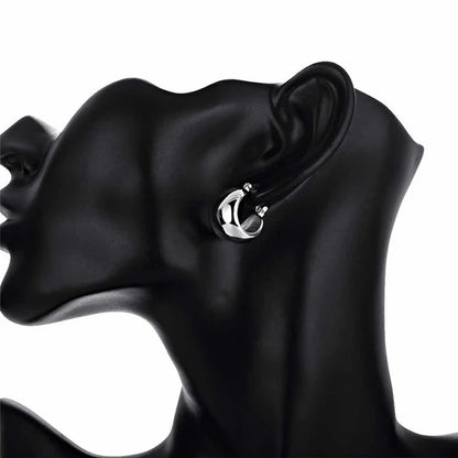 Fine 925 sterling silver earrings wedding high quality popular product fashion women party Earring Jewelry